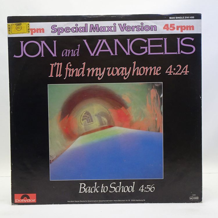 Jon And Vangelis I Ll Find My Way Home