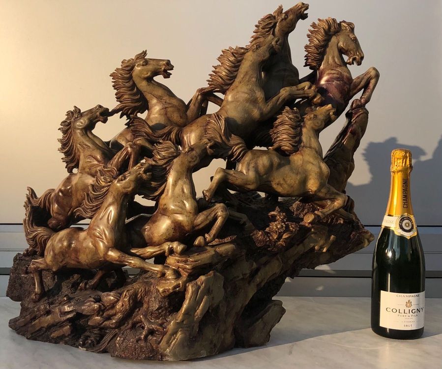 Grosse Chin Galoppier. Pferde aus Jadeit | Kaufen auf Ricardo