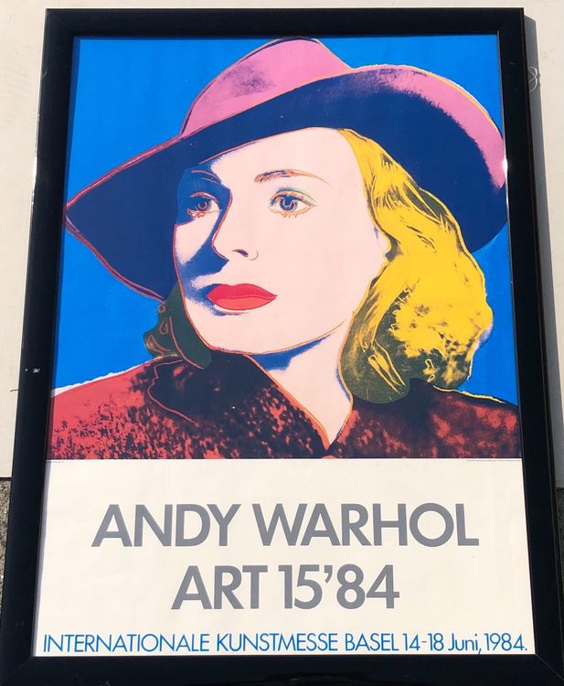 Andy Warhol Kunstmesse Basel Plakat 1984 Kaufen auf Ricardo Andy Warhol Kunstmesse Basel Plakat 1984 Kaufen auf Ricardo