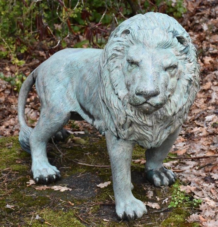Löwen Skulptur Garten Figur Türwächter Kaufen auf Ricardo