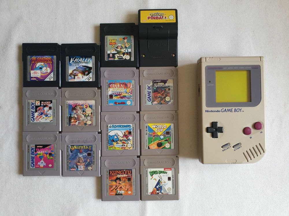 Nintendo Game Boy Classic inkl. 14 Games | Kaufen auf Ricardo