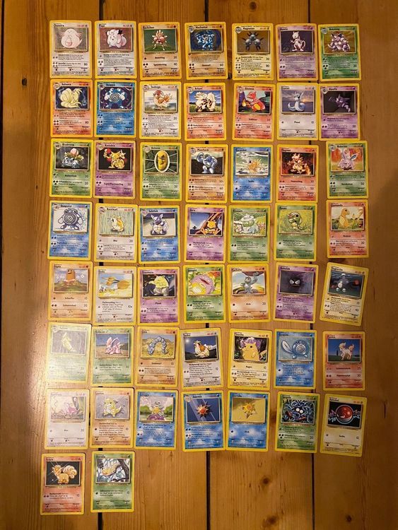 Pokemon Basis 51 Karten Set; Deutsch | Kaufen auf Ricardo