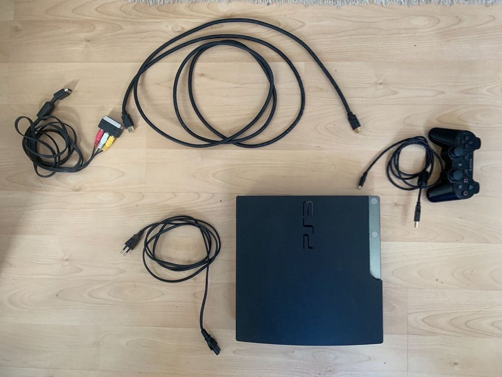 PS3 Slim inkl. Kabel und 1 Controller Kaufen auf Ricardo