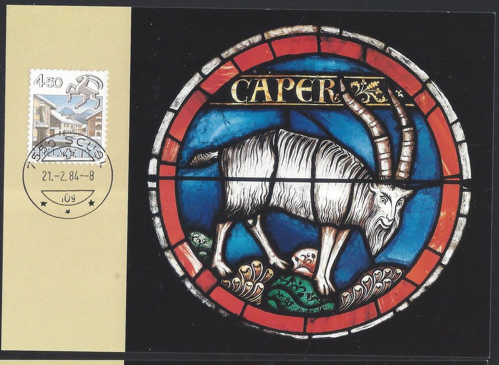 MAX-KARTE Tierkreiszeichen SCUOL | Kaufen auf Ricardo