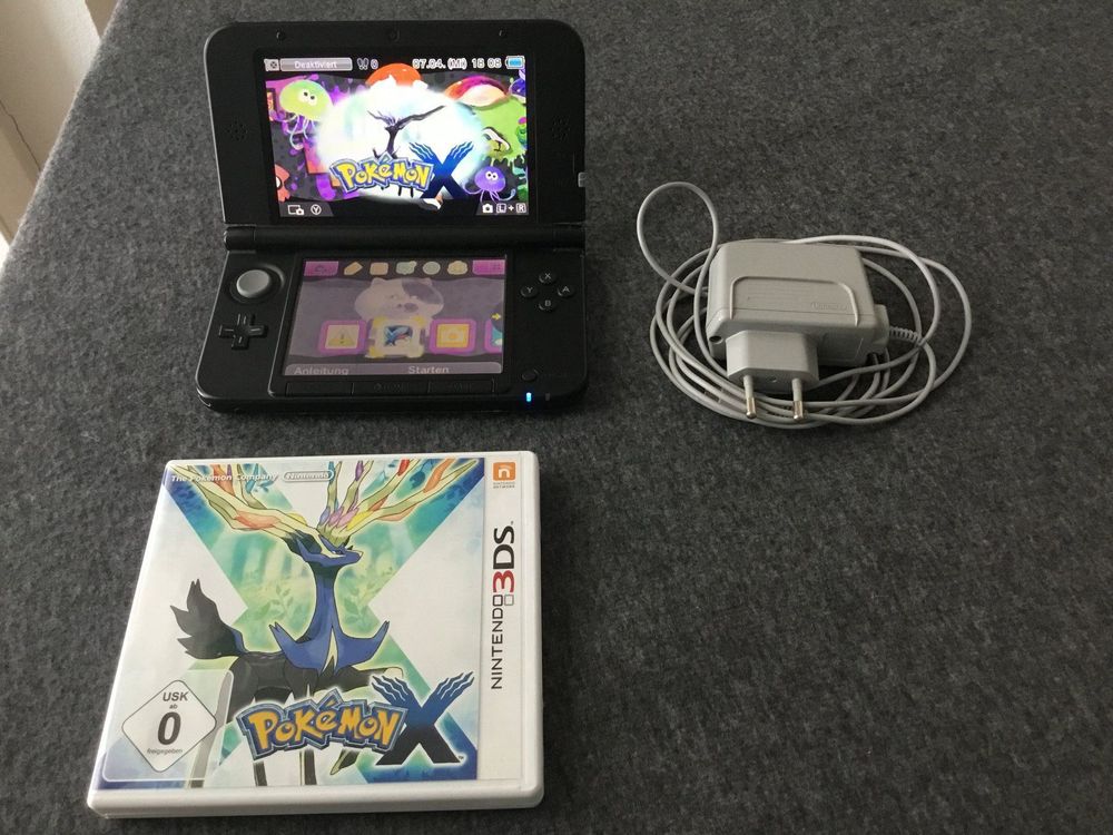 Nintendo 3DS XL Silber inkl. Pokémon X Kaufen auf Ricardo