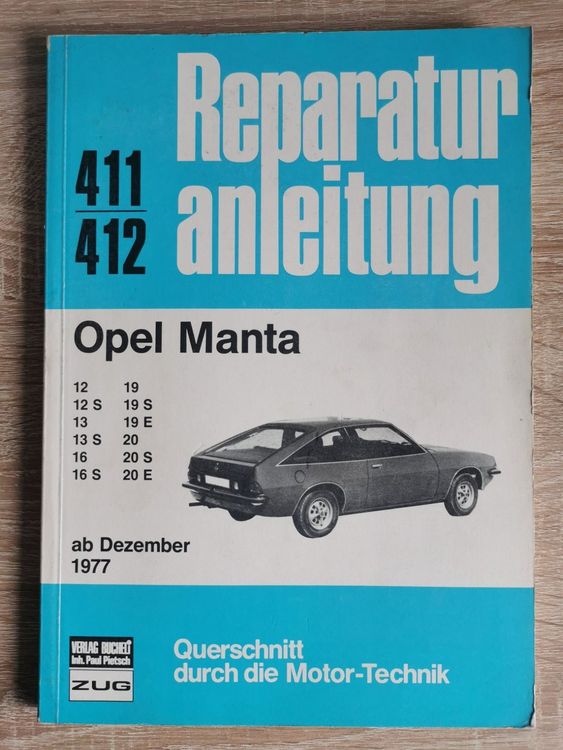 Opel Manta B Reparaturanleitung | Kaufen Auf Ricardo