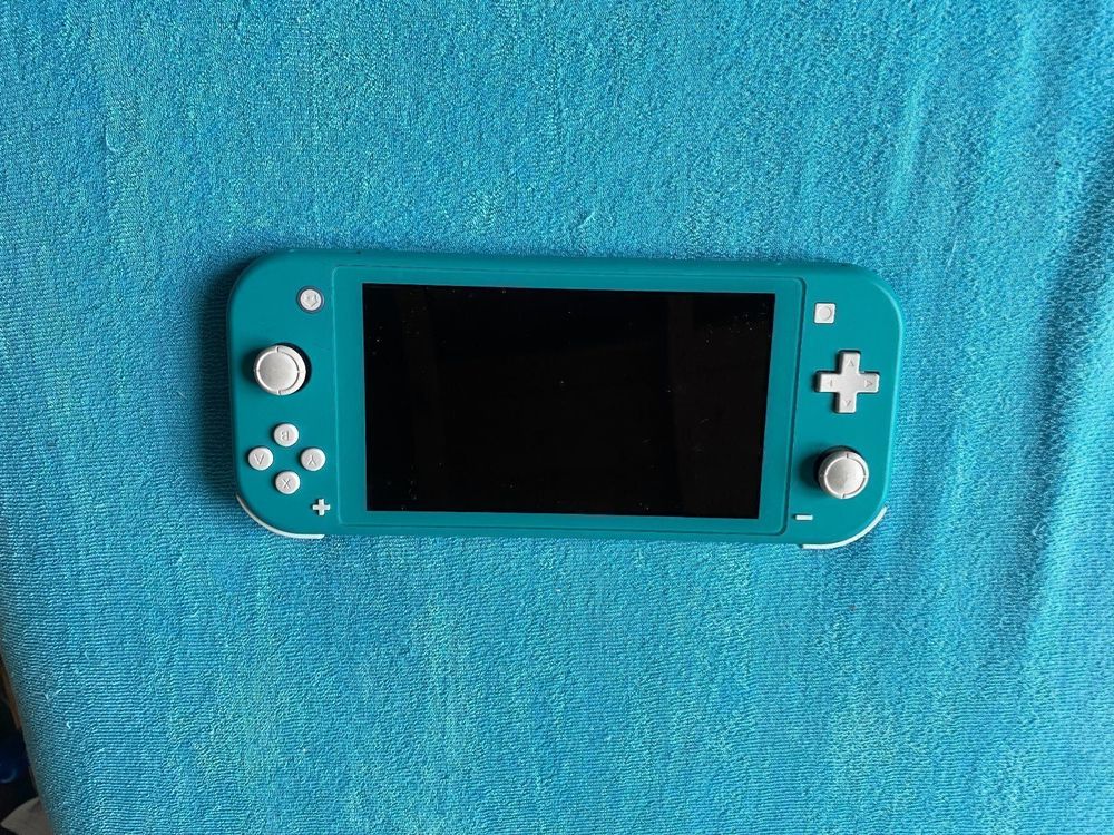 nintendo switch oled blau