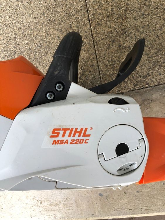 stihl akku kettensäge msa 220 test