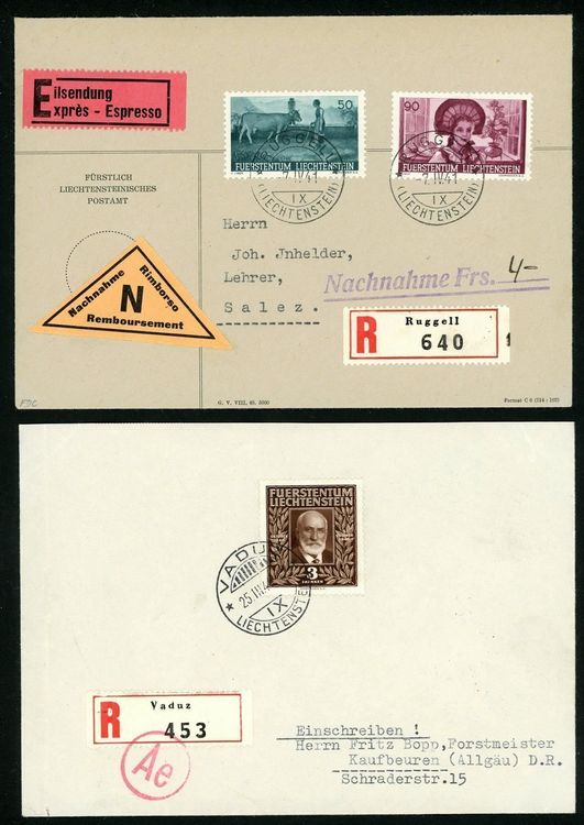 Brief Lot Liechtenstein 1934-41 | Kaufen auf Ricardo