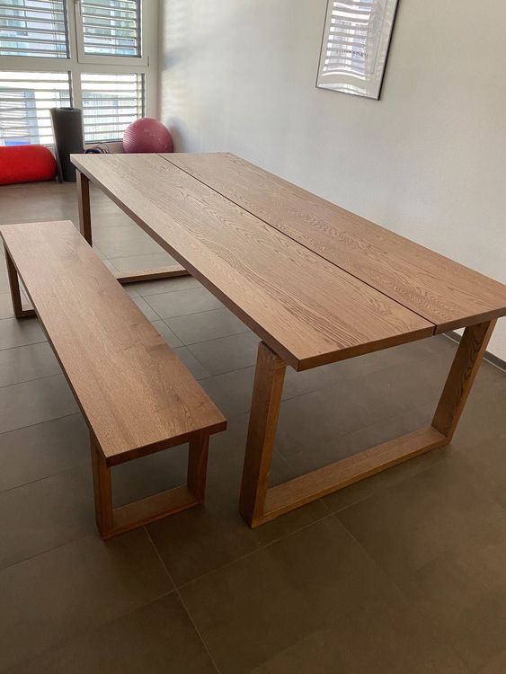 Esstisch und Sitzbank Massivholz | Kaufen auf Ricardo