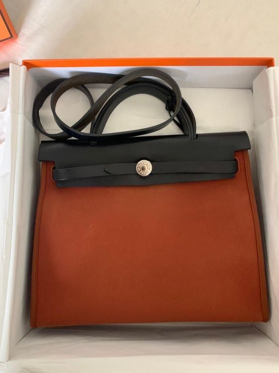 hermes herbag used