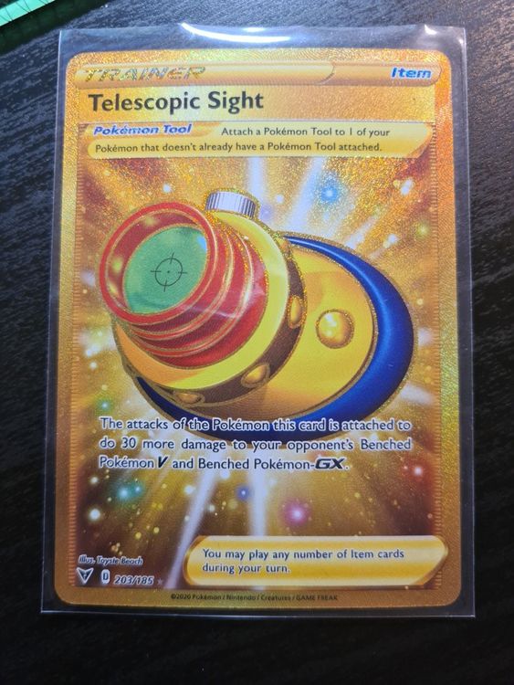 Pokemon Gold Karte Telescopic Sight Kaufen auf Ricardo