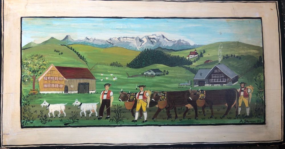 Alte Appenzeller Gemälde von A.Stamm | Kaufen auf Ricardo