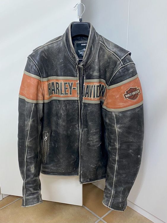 harley davidson lederjacke herren vintage