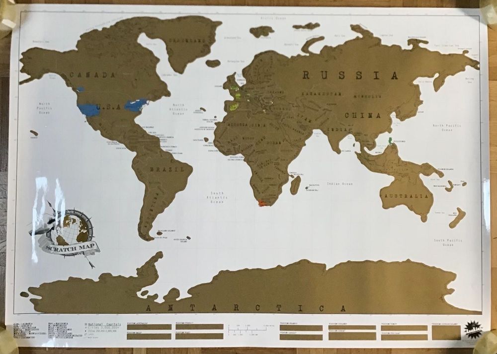 Scratch Map Plakat Kaufen auf Ricardo