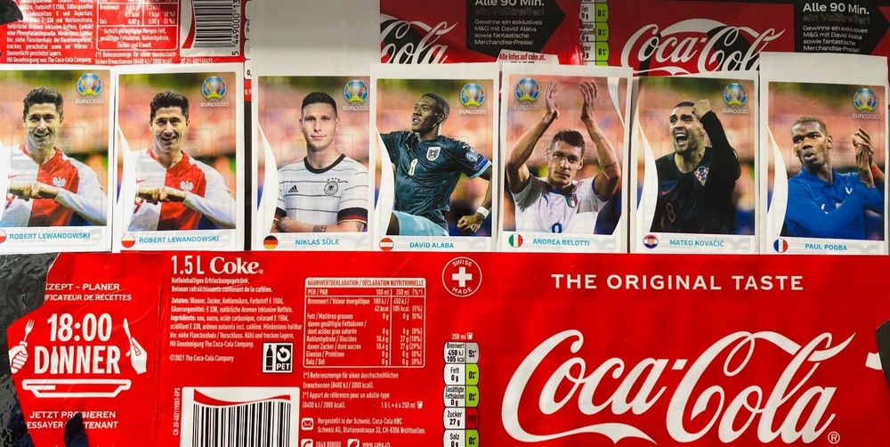 7 Coca-Cola Stickers für Panini 2020 | Kaufen auf Ricardo