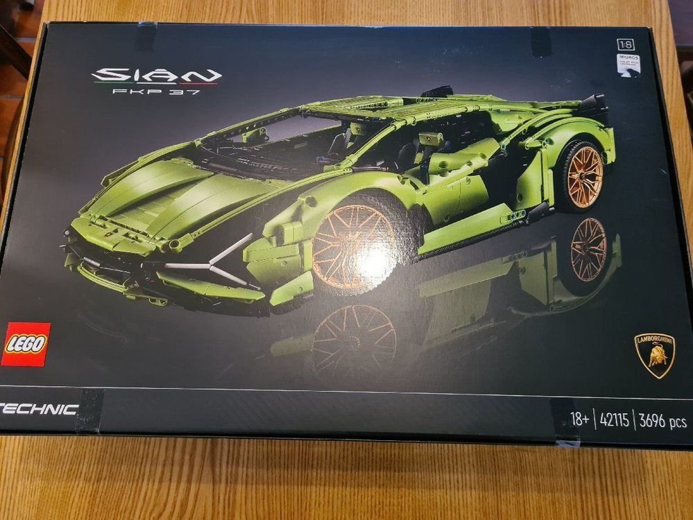 Lamborghini sian лего 42115