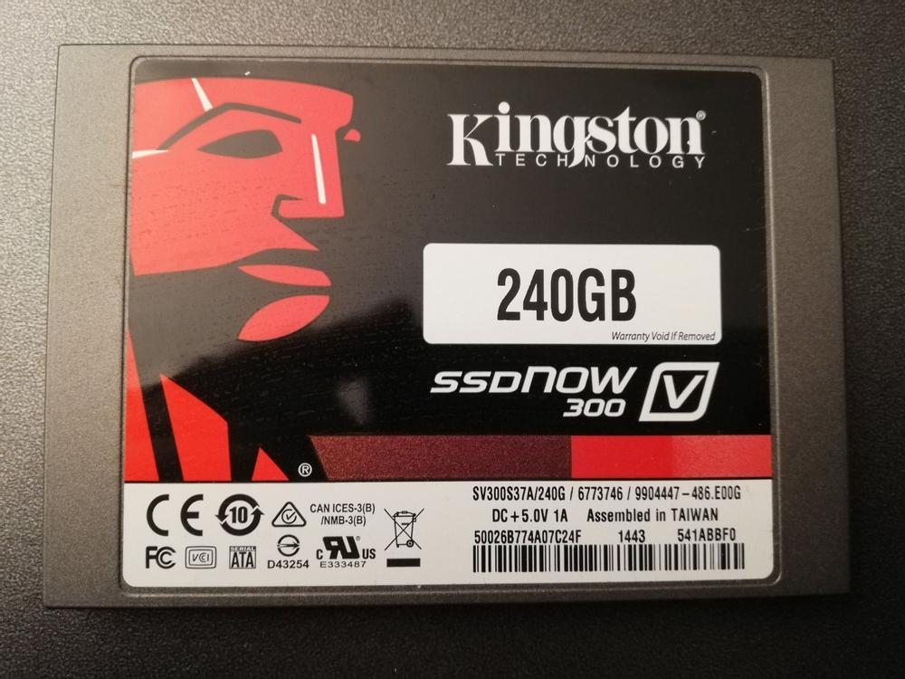 Как установить ssd kingston 240gb