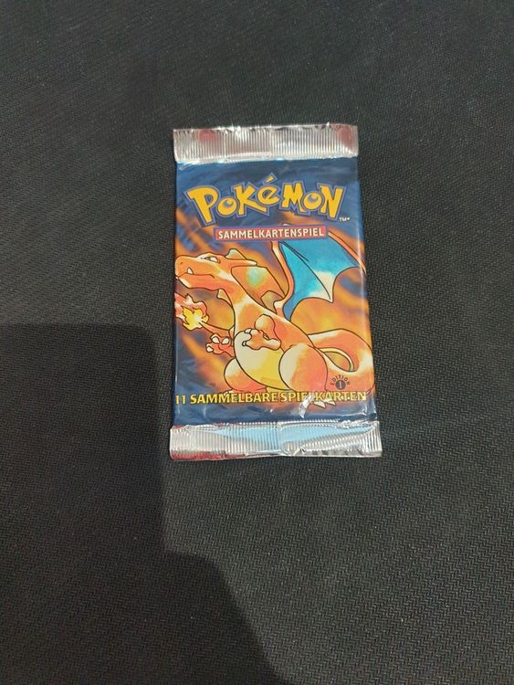 Pokemon 1.edition Base Booster Glurak DE Kaufen auf Ricardo