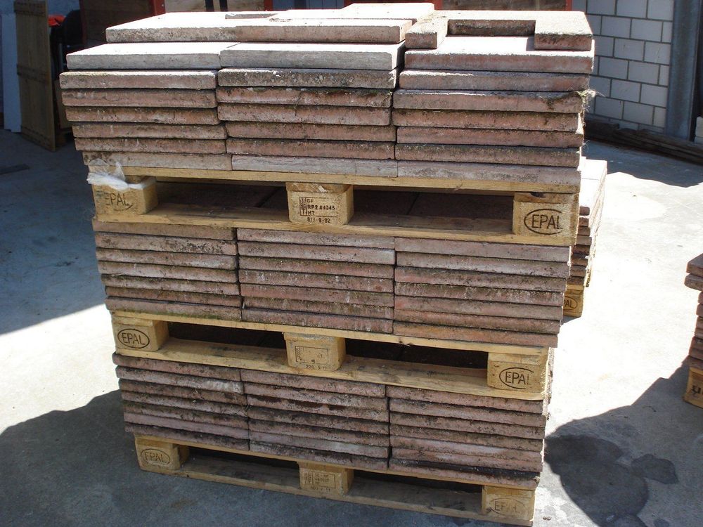 Garten Platten rötlich 40 x 40 x 4 cm | Kaufen auf Ricardo