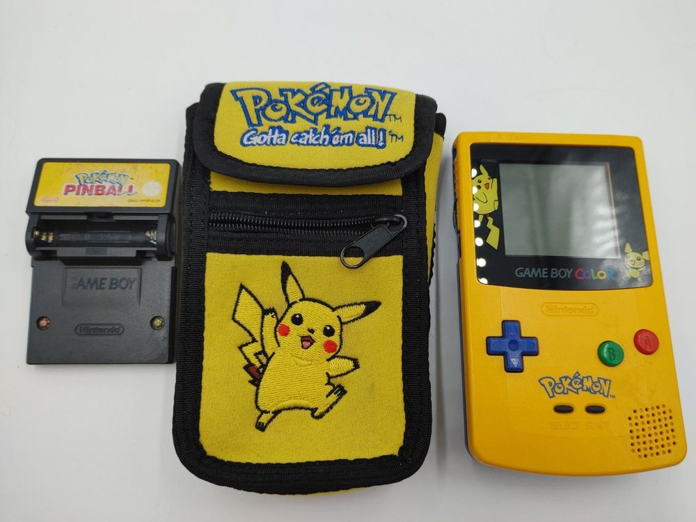 Gameboy Color PIKACHU Edition Set ab 1. Acheter sur Ricardo Gameboy Color PIKACHU Edition Set ab 1. Acheter sur Ricardo