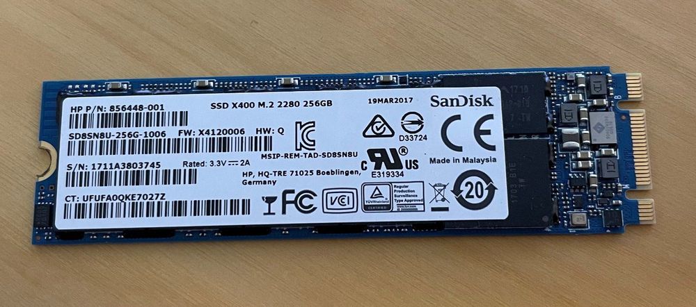 sandisk-x400-256-gb-m-2-2280-ssd-kaufen-auf-ricardo