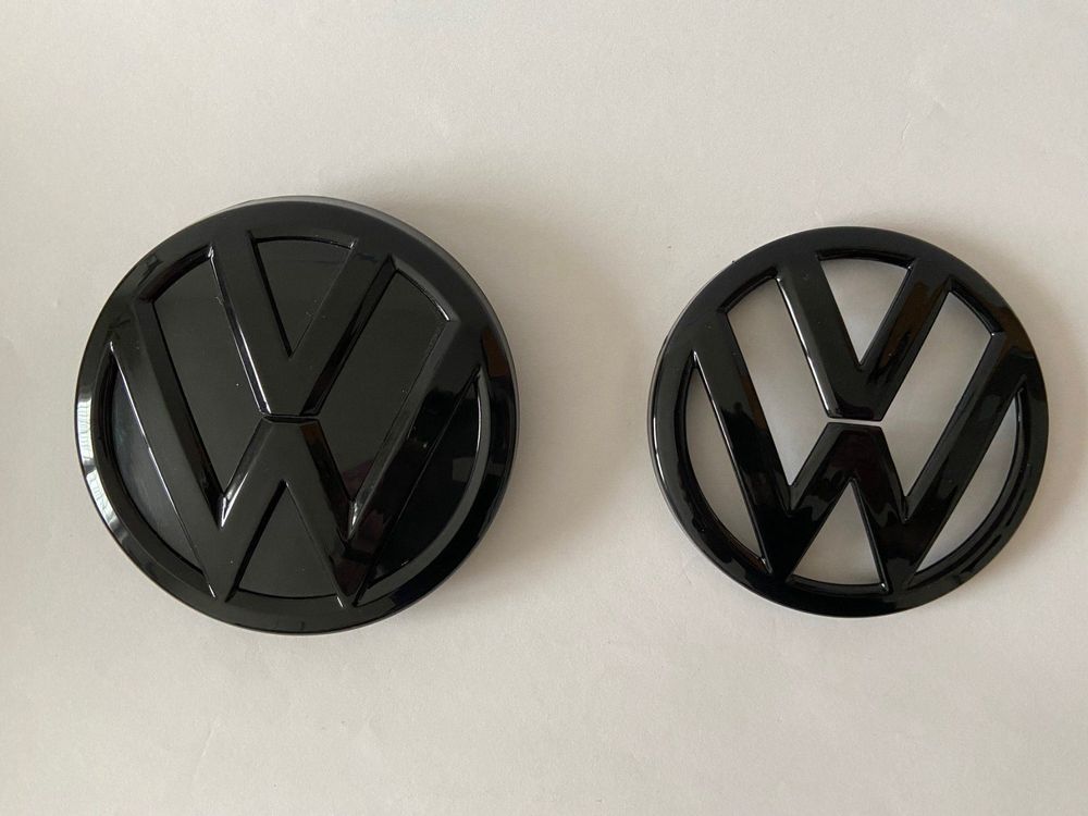 VW Polo 6R Emblem Front und Heck Schwarz Kaufen auf Ricardo