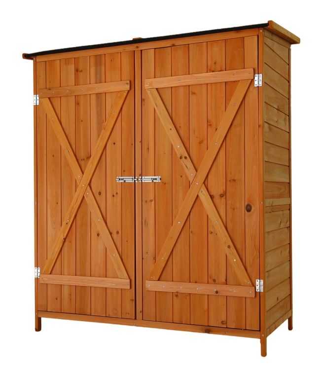 Holzlagerschuppen Gerätehaus 160x138 cm | Kaufen auf Ricardo