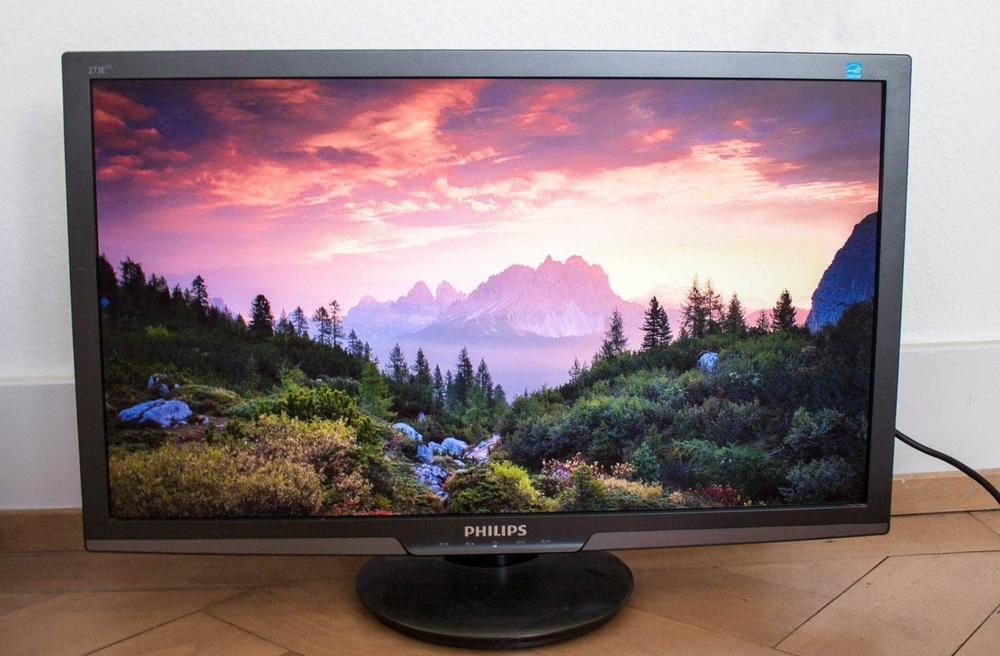 Настройка монитора philips 273e