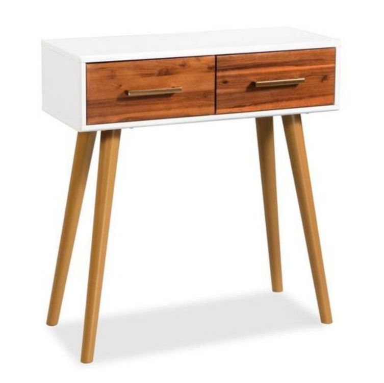 vidaXL Konsolentisch Akazienholz Massiv | Kaufen auf Ricardo