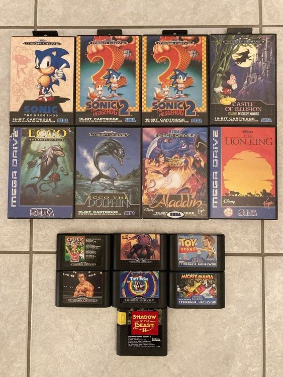 15 x Sega Mega Drive Spiele Kaufen auf Ricardo