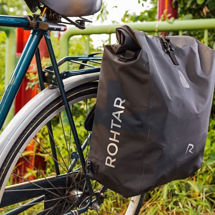 rohtar fahrradtasche schwarz