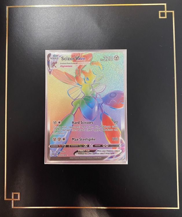 Scizor VMAX EN rainbow secret rare ab 1. Kaufen auf Ricardo