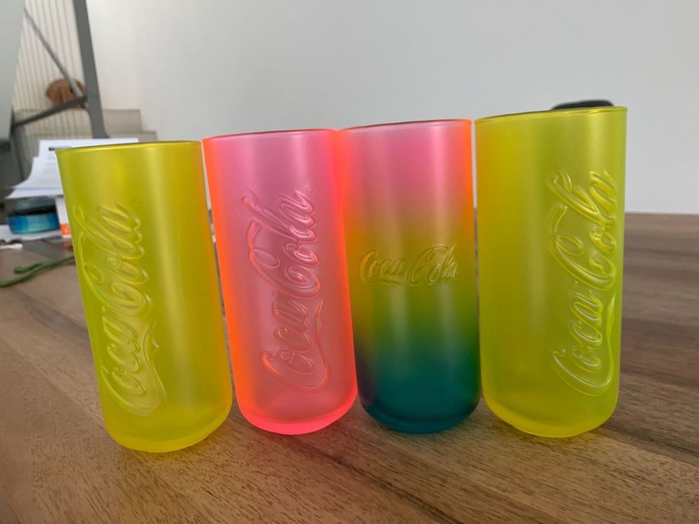 Coca Cola Rainbow McDonalds Gläser Kaufen auf Ricardo