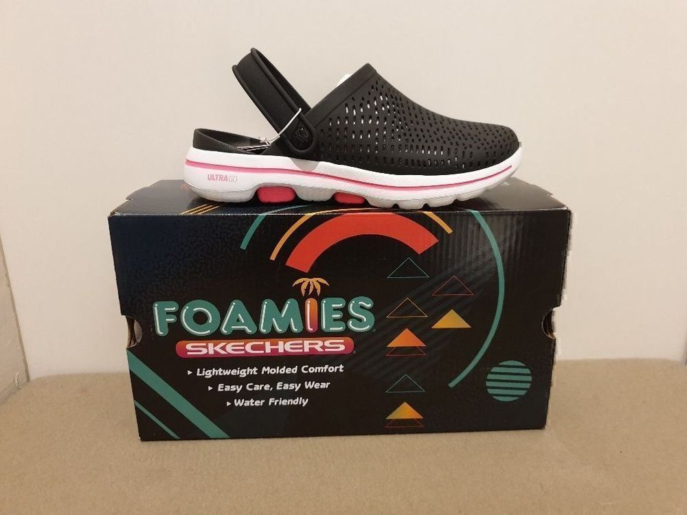 SKECHERS FOAMIES BLKWHT Gr. 38 / 25 cm Kaufen auf Ricardo