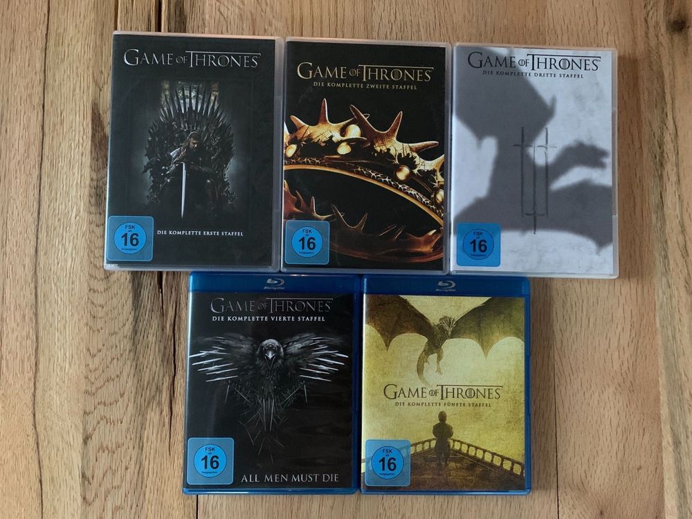 Game of Thrones DVD/Bluray Staffeln 15 Kaufen auf Ricardo