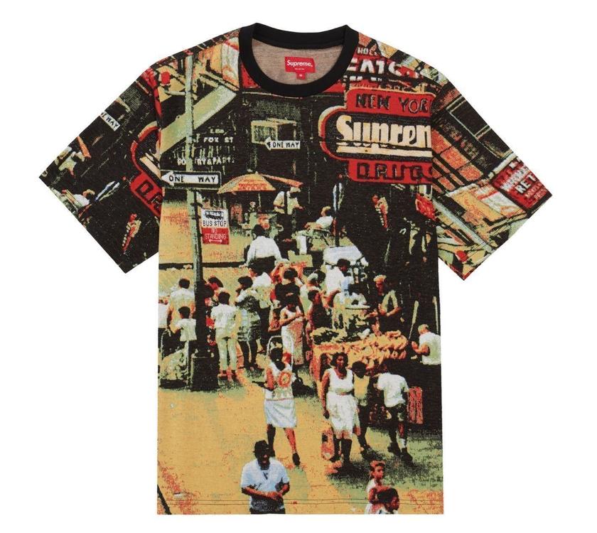 Supreme Street Scene Jacquard S/S Top L - beaconparenting.ie