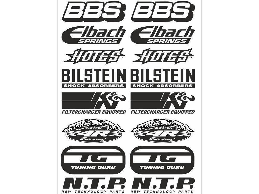 Autoaufkleber 4 Wheel Drive-Set