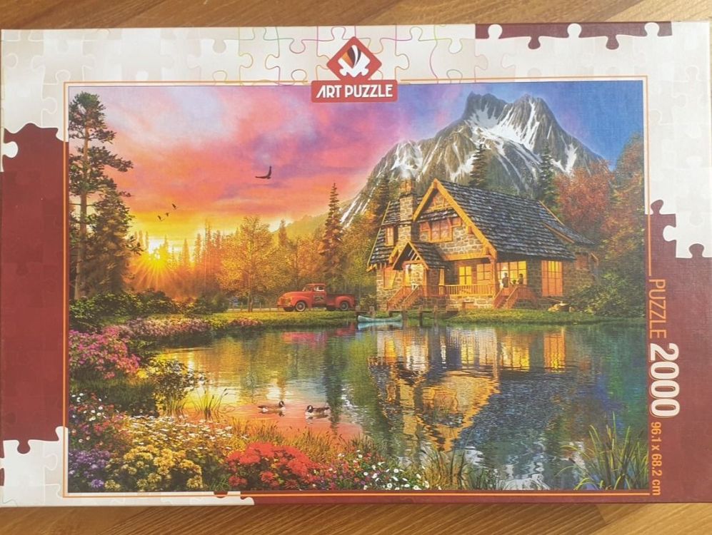 Puzzle art collection 2000 лев схема