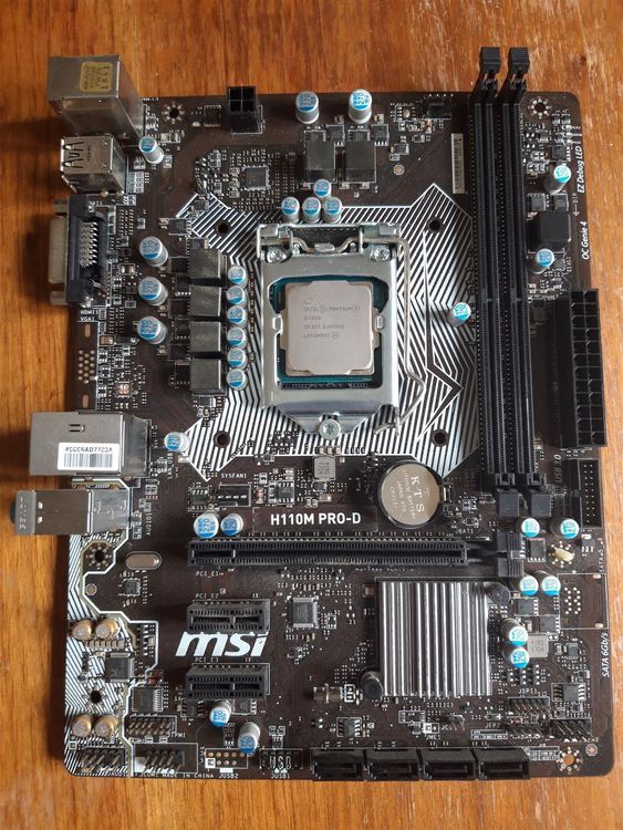 Msi h110m pro d подключение