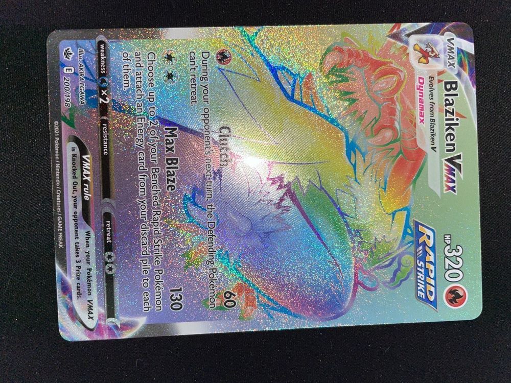 Pokemon Blaziken vMax Rainbow Rare Kaufen auf Ricardo