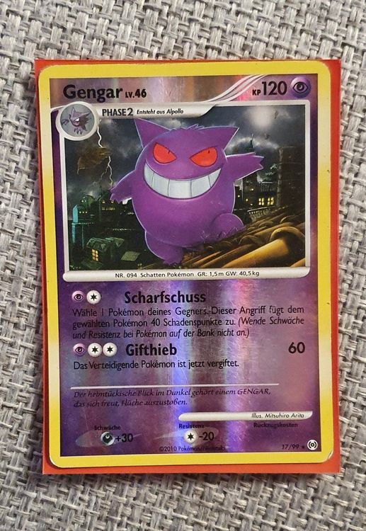 Gengar Lv.46 reverse holo 2010 Kaufen auf Ricardo
