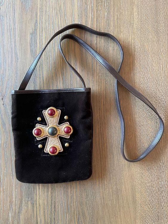 VINTAGE YSL Velvet Crossbody Bag Kaufen auf Ricardo