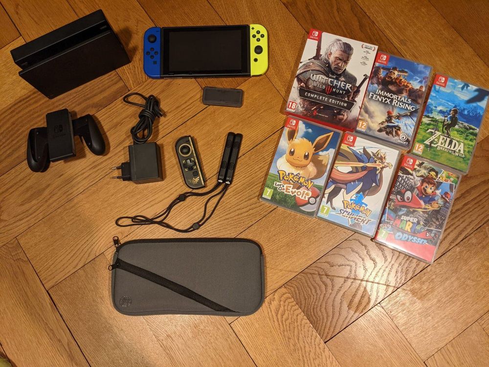 nintendo switch zubehör und spiele