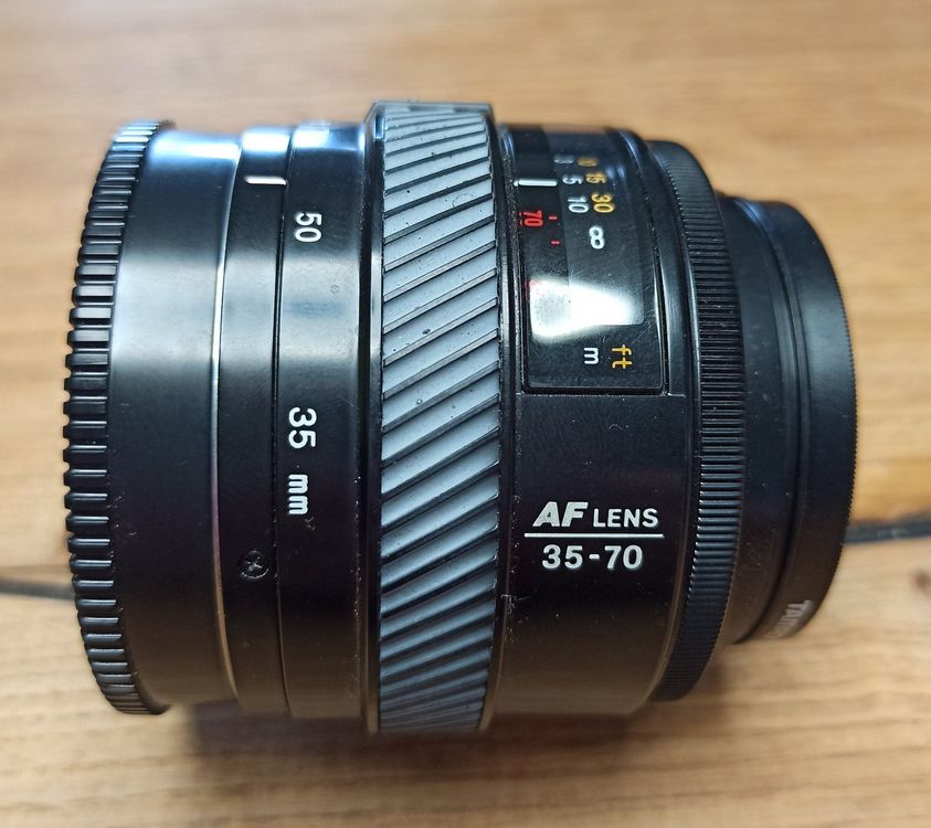 Objectif Minolta AF 35-70 Mm F/3.5-4.5 – Zoom Vintage, Monture Minolta, état Fonctionnel