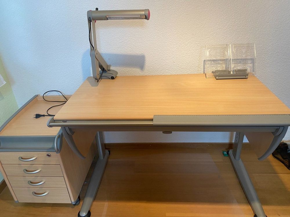 SCHREIBTISCH MOLL mit SCHUBLADENKORPUS | Kaufen auf Ricardo