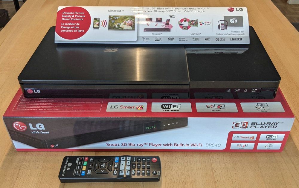 LG BP640 Bluray Player (Smart TV+WLAN) Comprare su Ricardo