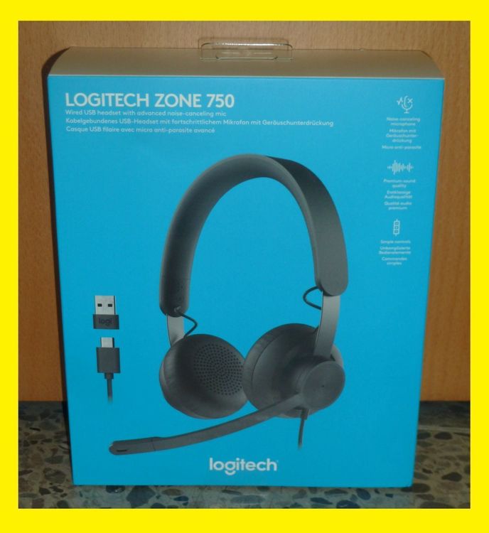 Logitech Zone 750 Wired USBHeadset Kaufen auf Ricardo