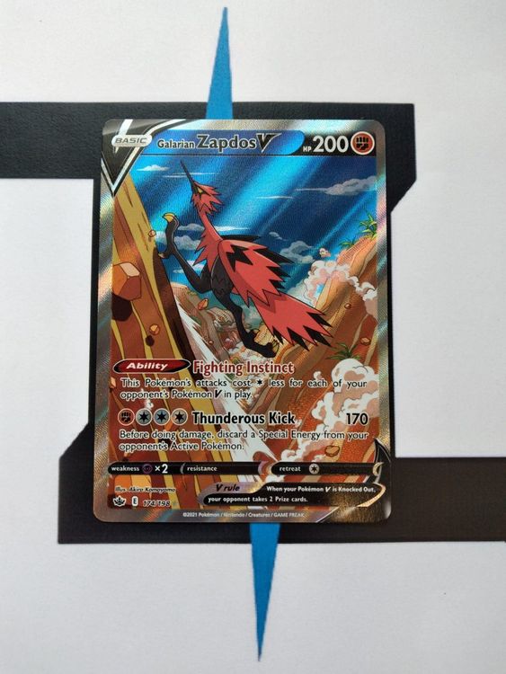 Galarian Zapdos V FullArt CRE174 | Kaufen auf Ricardo