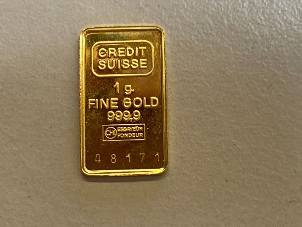 Goldbarren bei der Credit Suisse Kaufen: Sicherheit und Vertrauen